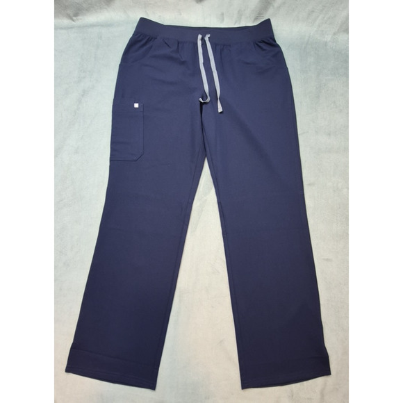 Figs Pants - FIGS Scrub Pants XL/T Blue Technical Collection Kade Straight Leg Drawstring